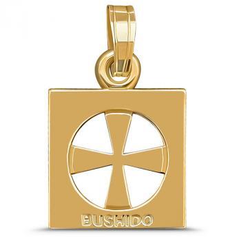 9ct Gold Bushido Cross Thick