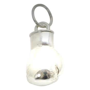 Sterling Silver Boxing Glove Modern Single