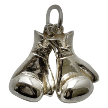 Sterling Silver Boxing Glove Pair Separated